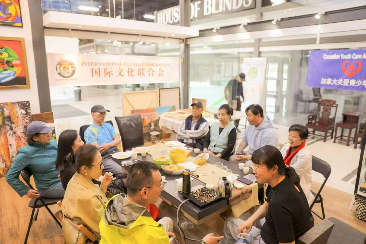 青少年成长分享会现场